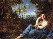 Annibale Carracci Penitent Magdalen in a Landscape Spain oil painting artist